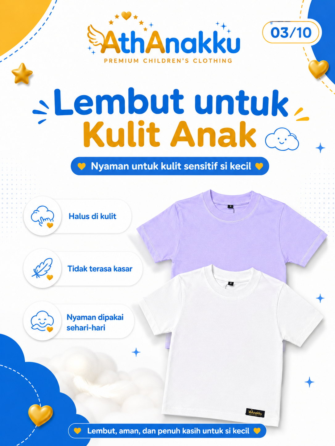 Lembut untuk kulit anak